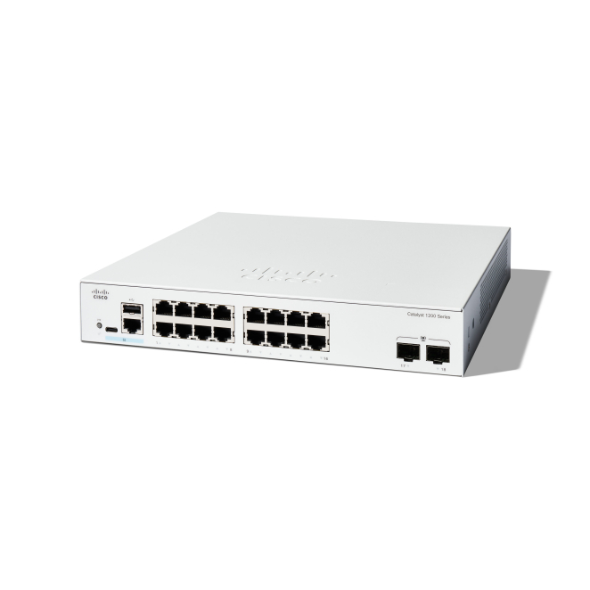 Cisco C1200-16T-2G switch Gestionado L2/L3 Gigabit Ethernet (10/100/1000) Blanco