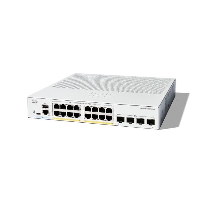Cisco C1300-16P-4X switch Gestionado L2/L3 Gigabit Ethernet (10/100/1000) Blanco