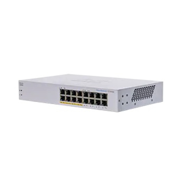 Cisco CBS110 No administrado L2 Gigabit Ethernet (10/100/1000) Energía sobre Ethernet (PoE) 1U Gris