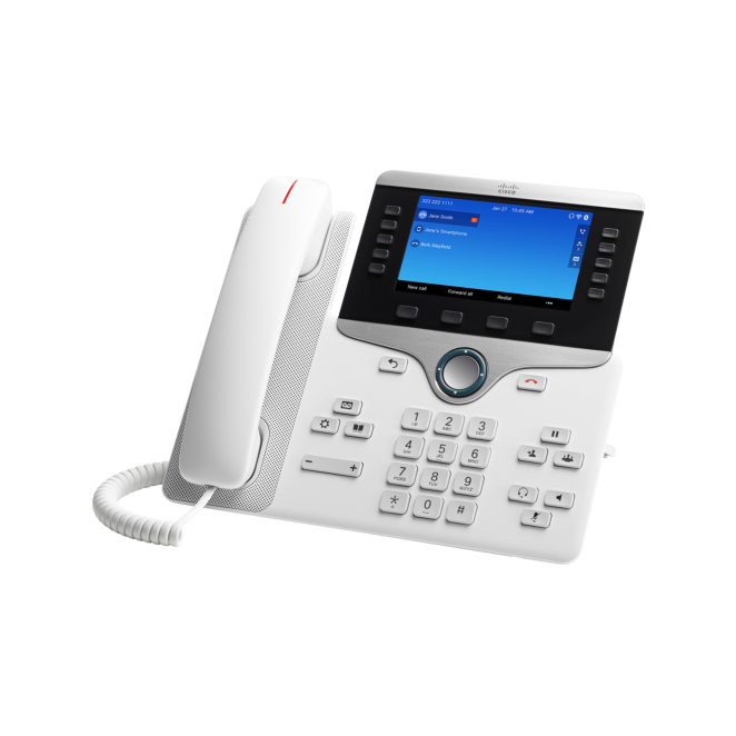 Cisco 8861 teléfono IP Negro, Plata Wifi