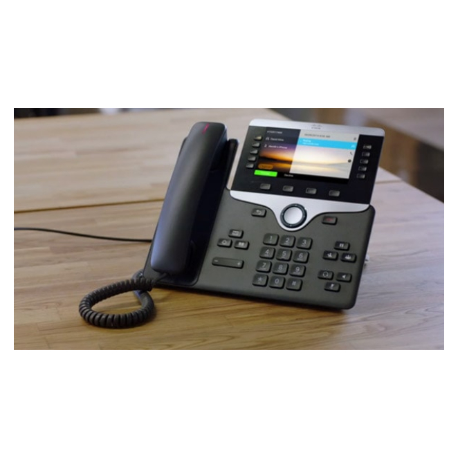 Cisco 8851 teléfono IP Negro