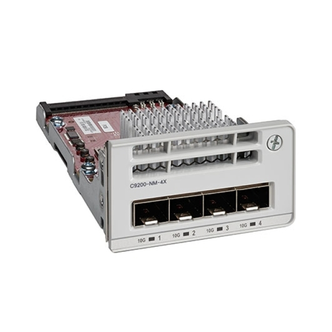 Cisco C9200-NM-4X= módulo conmutador de red 10 Gigabit Ethernet, Gigabit Ethernet