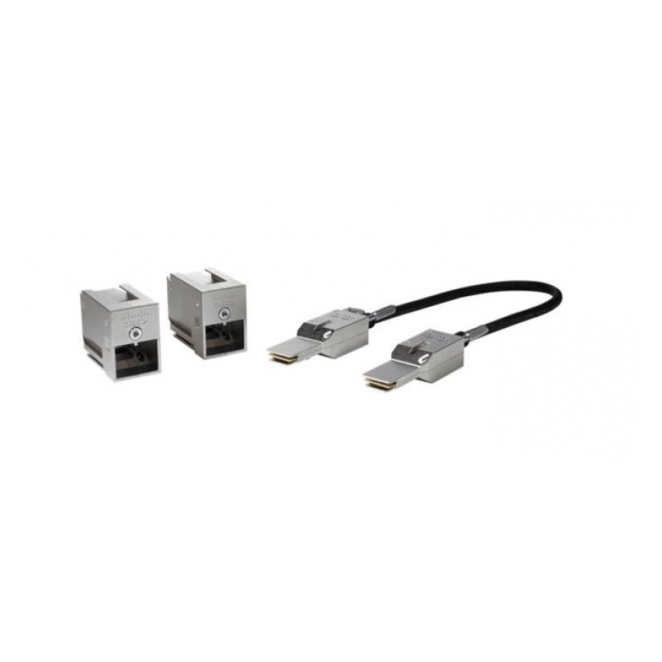 Cisco C9200-STACK-KIT= Cable de fibra óptica e InfiniBand 0,5 m SFP Negro, Gris