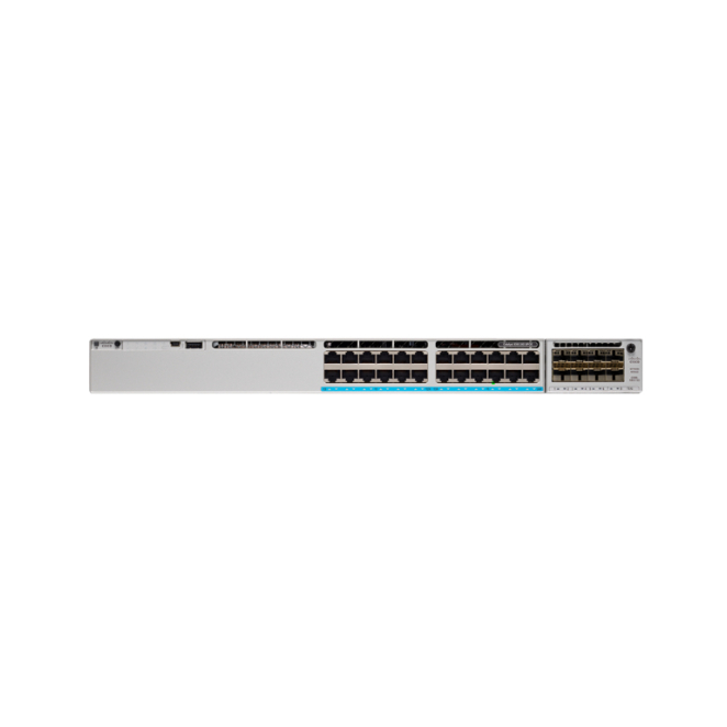 Cisco Catalyst C9300-24P-E switch Gestionado L2/L3 Gigabit Ethernet (10/100/1000) Energía sobre Ethernet (PoE) 1U Gris