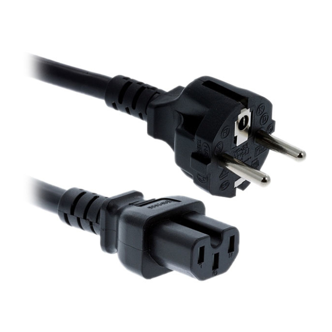 Cisco CAB-TA-EU= cable de transmisión Negro 2,5 m CEE7/7 C15 acoplador