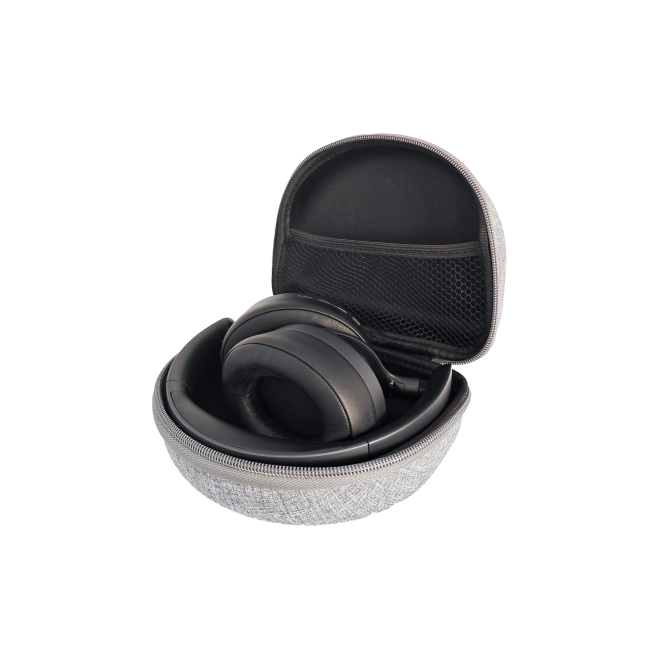 auriculares Conceptronic ALVAH02B mostrando su diseño plegable