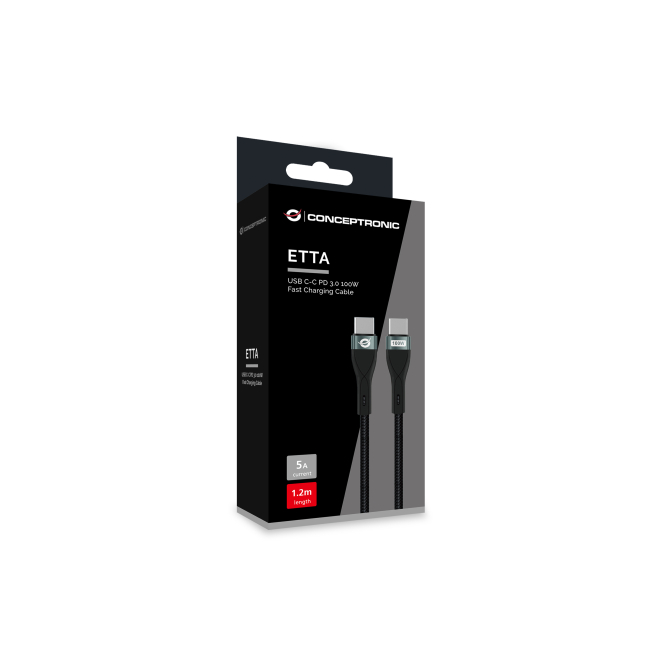 Conceptronic cable USB C para carga eficiente