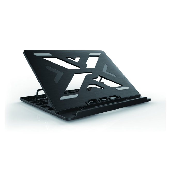 Conceptronic ERGO Laptop Cooling Stand Soporte para ordenador portátil Negro 39,6 cm (15.6″)