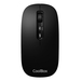 CoolBox RATON W02 IA NEGRO INALAMBRICO RECARGABLE 500MAH RF+BT 1600DPI COPILOT SILENTCLICK