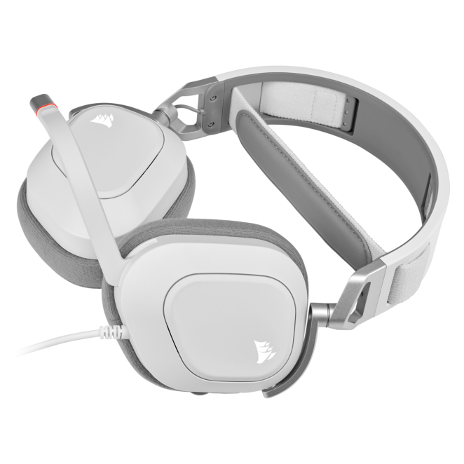 Corsair HS80 RGB USB Auriculares Alámbrico De mano Juego Blanco uso