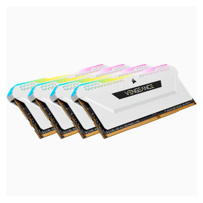 Corsair Vengeance RGB Pro CMH64GX4M4E3200C16W módulo de memoria 64 GB 4 x 16 GB DDR4 288-pin DIMM