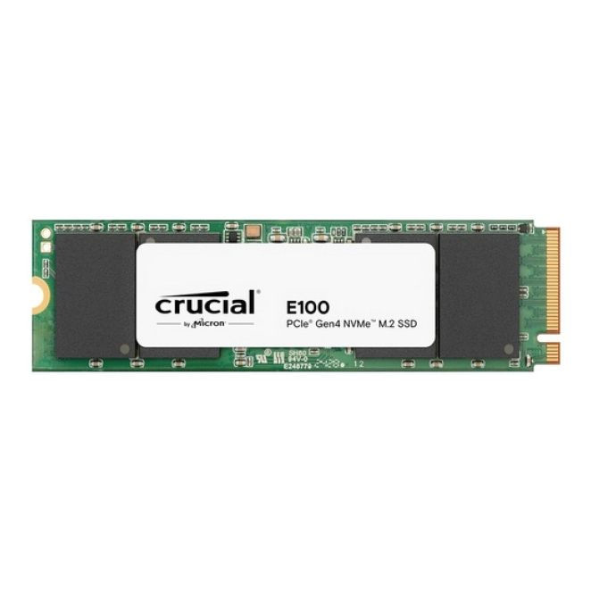 Crucial E100 1 TB M.2 PCI Express 4.0 NVMe vista frontal