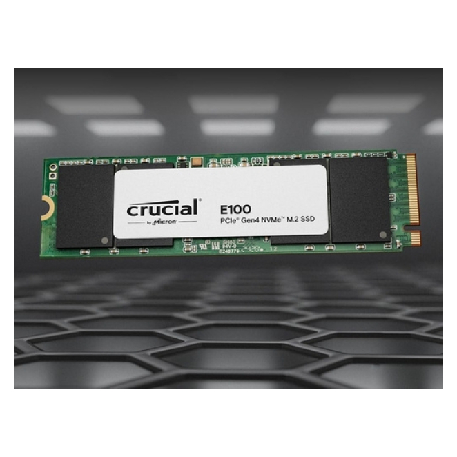 Crucial E100 1 TB M.2 PCI Express 4.0 NVMe en un sistema