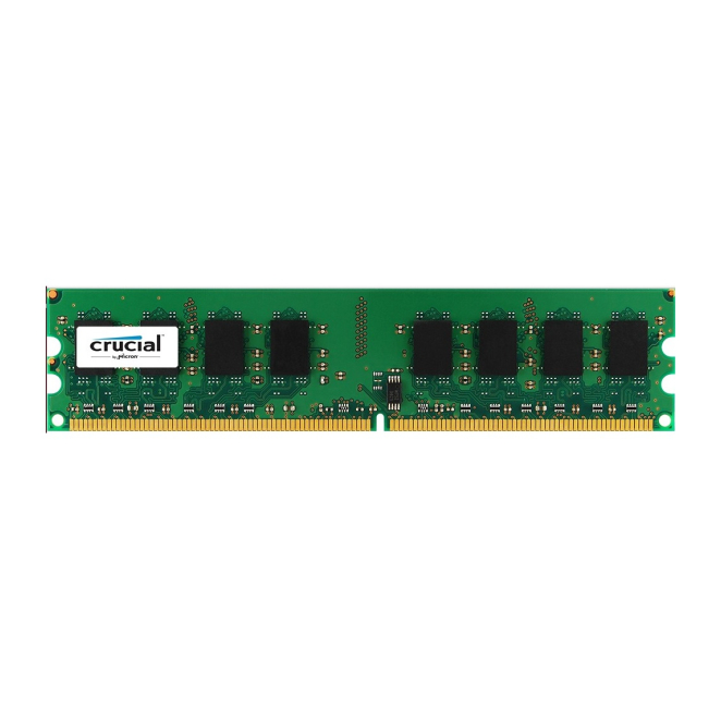 Crucial 2GB DDR2 módulo de memoria 1 x 2 GB