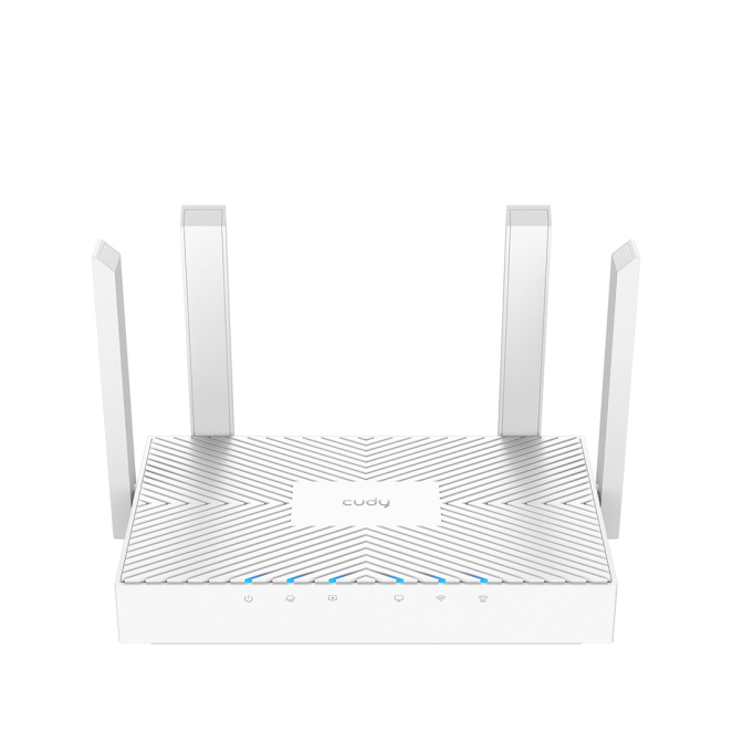 Cudy WR1300E router inalámbrico Gigabit Ethernet Doble banda (2,4 GHz / 5 GHz) Blanco