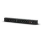 CyberPower PDU20BHVIEC12R unidad de distribución de energía (PDU) 12 salidas AC 1U Negro