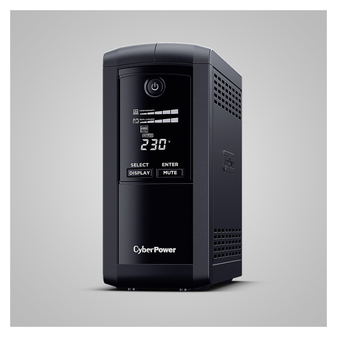 CyberPower Tracer III VP1000ELCD-FR sistema de alimentación ininterrumpida (UPS) Línea interactiva 1 kVA 550 W 4 salidas AC