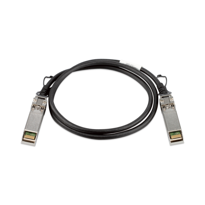 D-Link DEM-CB100S Cable de fibra óptica e InfiniBand 1 m SFP+ Negro