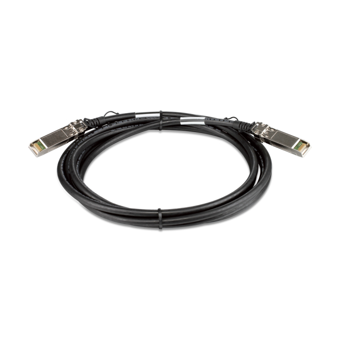 D-Link DEM-CB300S Cable de fibra óptica e InfiniBand 3 m SFP+ Negro