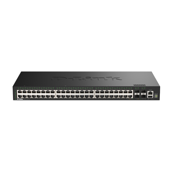 D-Link DGS-1530-52/E switch gestionado L2 Gigabit Ethernet Negro
