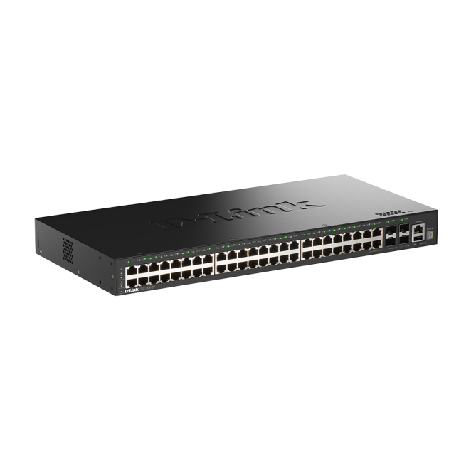 D-Link DGS-1530-52/E black front view