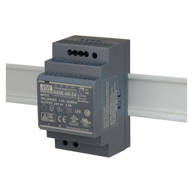 D-Link DIS-H60-24 unidad de fuente de alimentación 60 W Negro