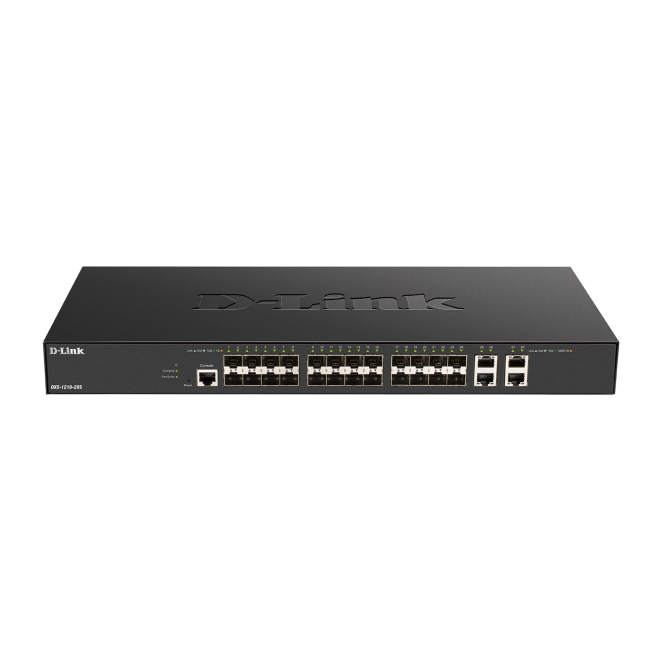 D-Link DXS-1210-28S switch Gestionado L2/L3 10G Ethernet (100/1000/10000) 1U Negro