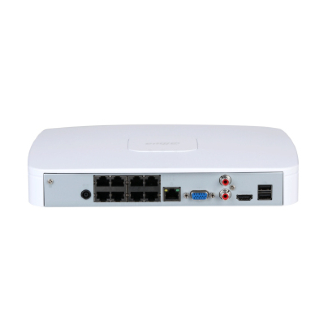 Dahua Technology WizSense NVR4108-8P-EI Grabadore de vídeo en red (NVR) 1U Blanco detalle del producto