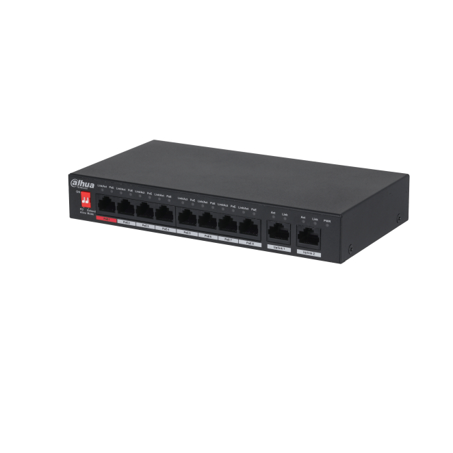 Dahua Technology PoE PFS3010-8ET-96-V2 switch conectores