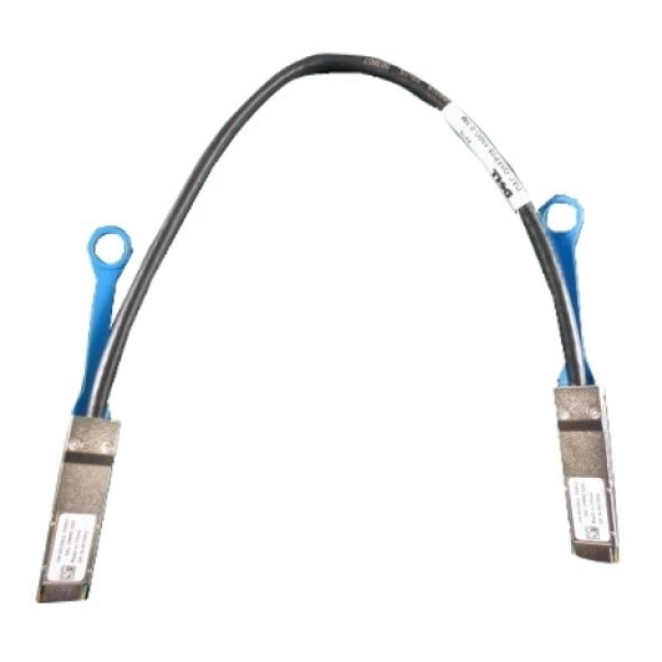 DELL 470-ABPW Cable de fibra óptica e InfiniBand 0,5 m QSFP28 Negro