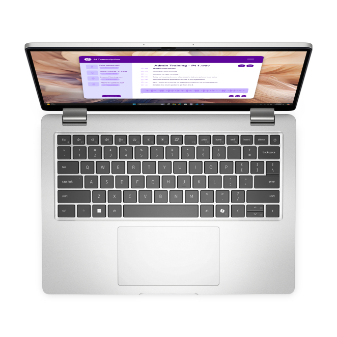 Portátil DELL Pro 14 Plus PB14250 siendo usado