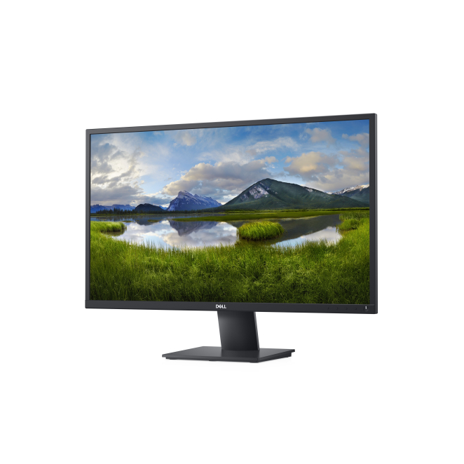 Dell E Series E2720H monitor en un entorno de trabajo