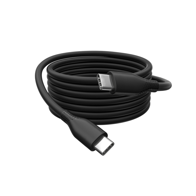 Digitus cable de conexión USB-C de silicona, 2 m, negro durabilidad