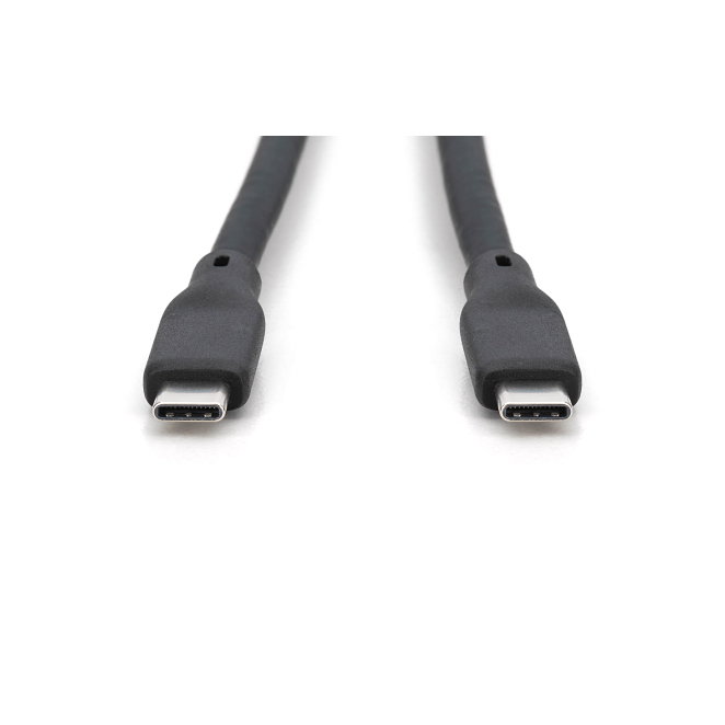 Digitus Cable USB de silicona, USB rápido, flexible y duradero