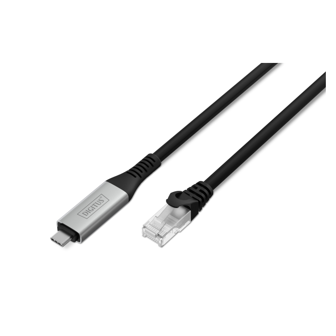 Digitus USB-C 3.2 Gen1 - Cable Ethernet RJ45, 1 Gbit/s, 5 m