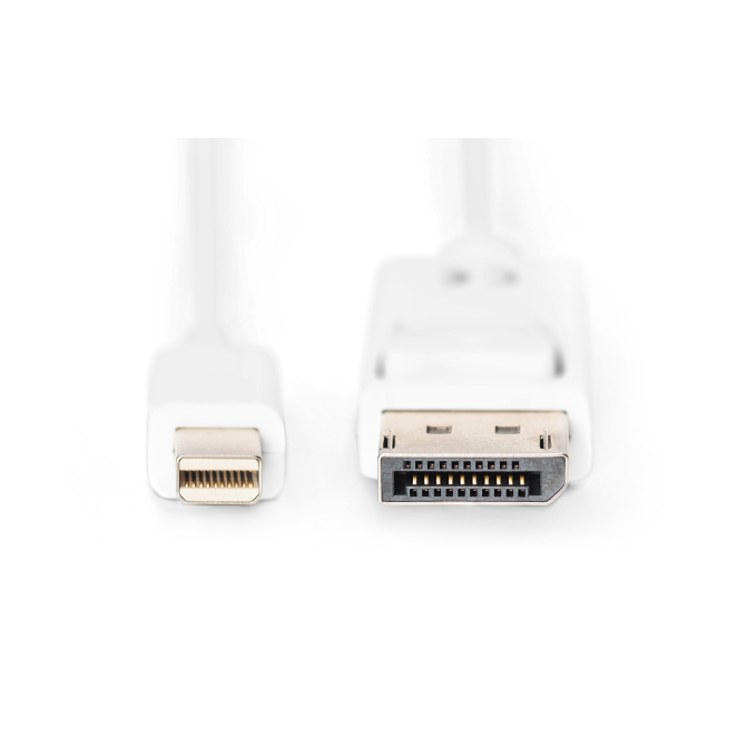Digitus Cable de conexión DisplayPort color blanco