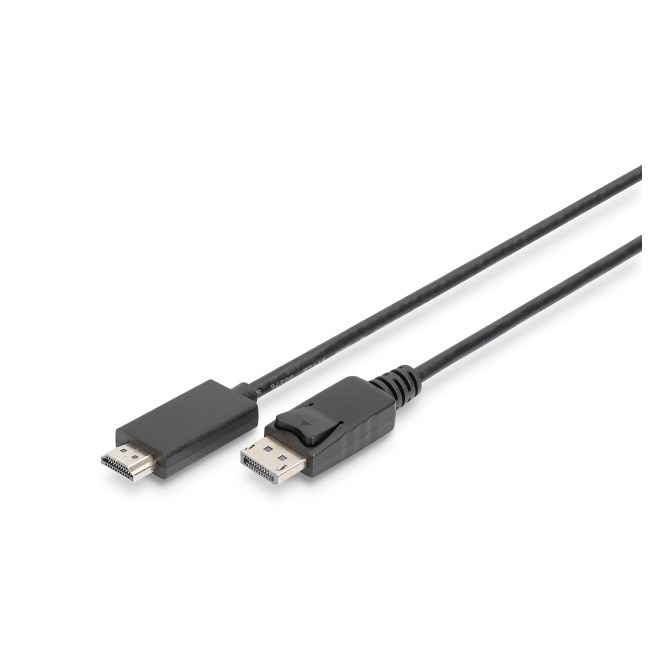 Digitus Cable adaptador DisplayPort, DP - HDMI tipo A