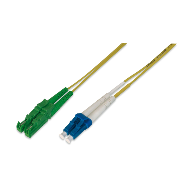 Digitus Cable de conexión de fibra óptica, LSH (8° APC) a LC (UPC), modo único