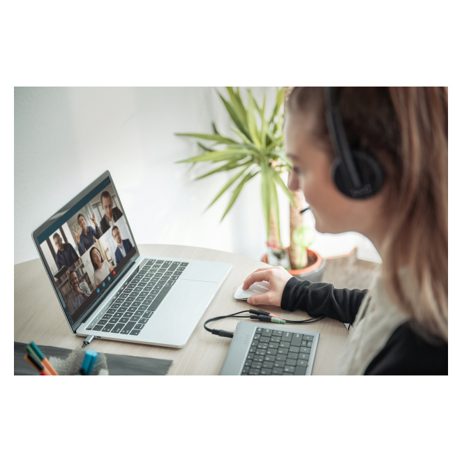 Digitus Headset en uso