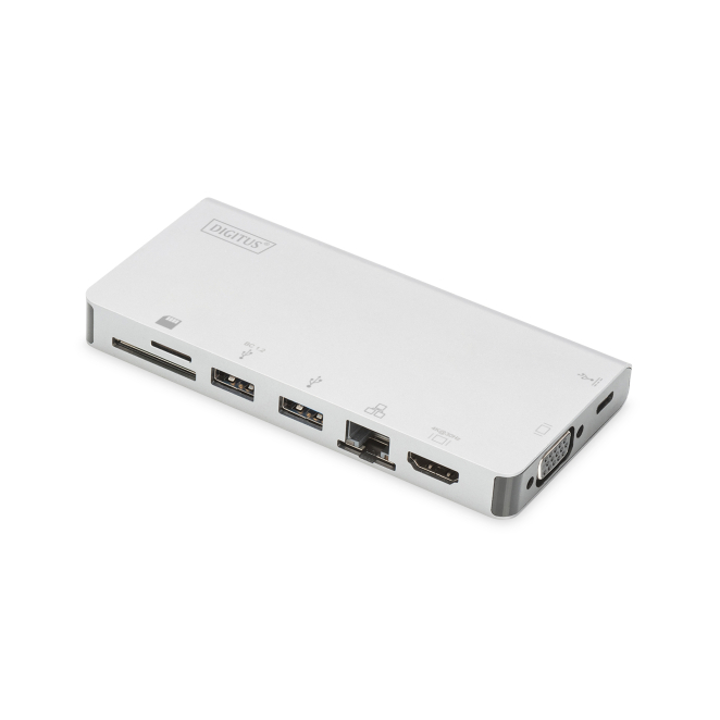 Digitus Estación de conexión multipuerto USB Type C™, 8 puertos