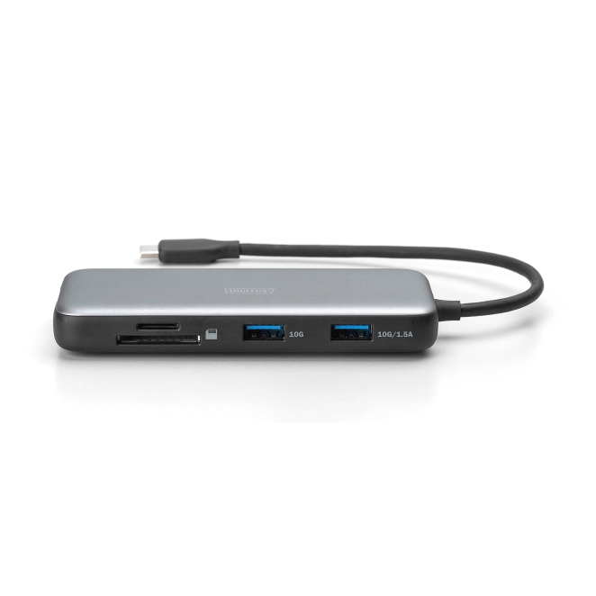 Digitus Estación de acoplamiento USB-C, 7 puertos back view