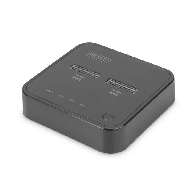 Digitus Estación de acoplamiento dual SSD M.2 NVMe con función de clonado offline, USB-C™