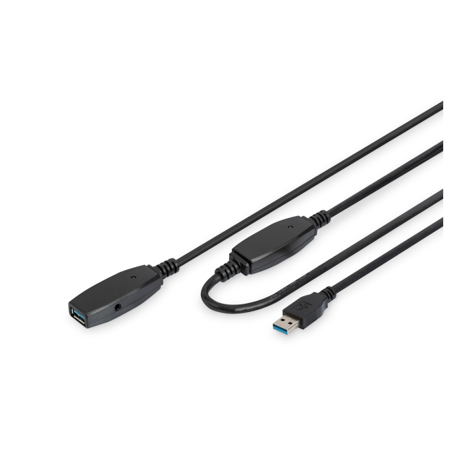 Digitus Cable alargador USB 3.0 activo, 10 m