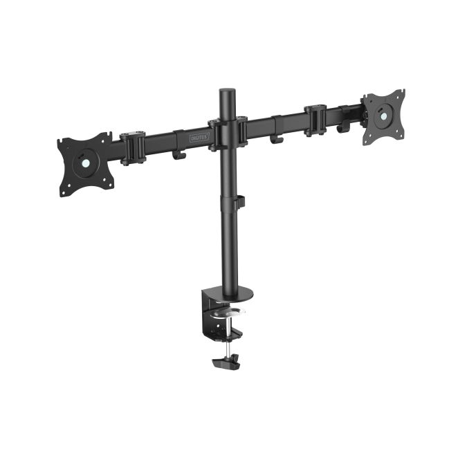 Digitus Soporte para monitor doble, 2x 27″, 2x 8 kg