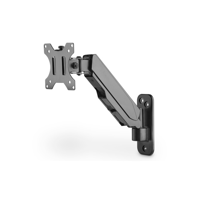 Digitus Soporte de monitor universal sencillo con muelle neumático, montaje en la pared