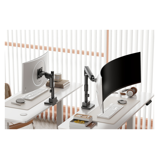 Soporte de Monitor Digitus fácil instalación y ajustes ergonómicos