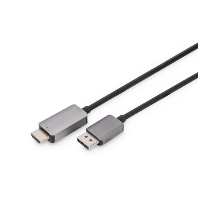 Digitus Cable adaptador 8K DisplayPort, DP a HDMI tipo A