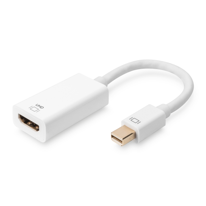 Digitus Adaptador/convertidor Mini DisplayPort activo, DP a HDMI