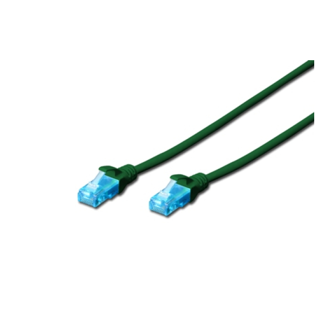 Digitus 0.25m Cat5e U/UTP cable de red Verde 0,25 m U/UTP (UTP)