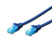 Digitus 15m Cat5e U/UTP cable de red Azul U/UTP (UTP)